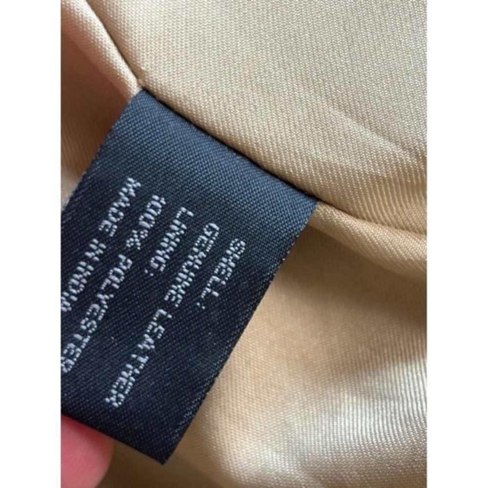 NEW Express Genuine Suede  Tie Waist Jacket Camel Tan Size M 90s Y2K Consign - Picture 8 of 14